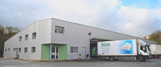 BTM Blanchisserie au Fuilet - 1er site de production