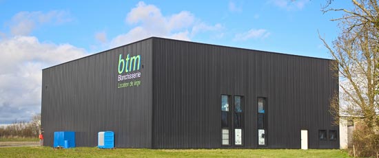 BTM Blanchisserie au Fuilet - 2ème site de production